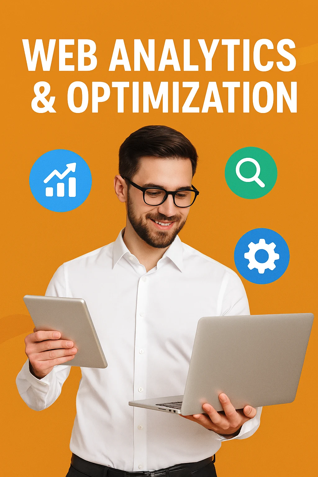 Web analytics report from digital marketing services